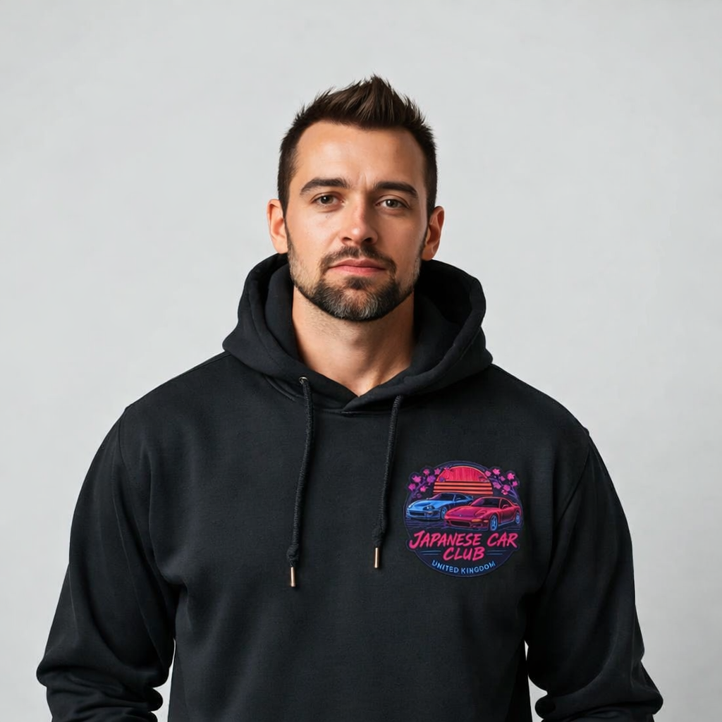 Japanese Car Club UK Hoodie - Mens
