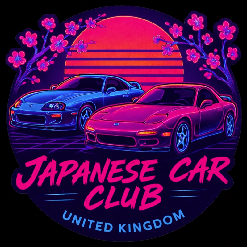 Japanese Car Club Hoodie - Womens